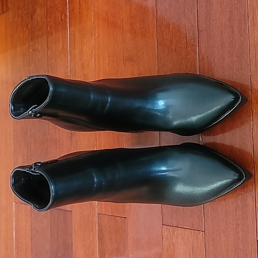 Black ankle boots